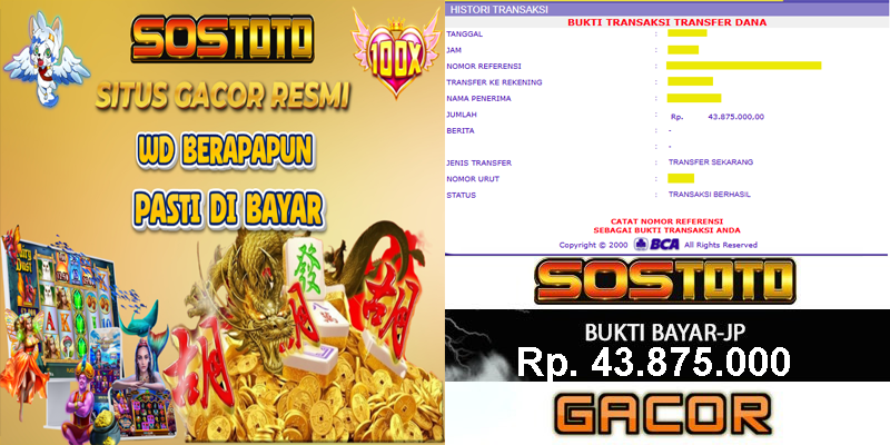 Sostoto Link Slot Gacor Resmi WD di Bayar Tuntas